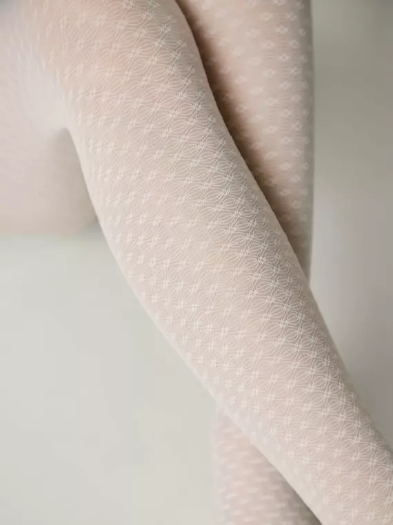 Детские колготки с ажурным рисунком julia bianco, 24С-167СП, 116-122, CONTE ELEGANT,  - 3