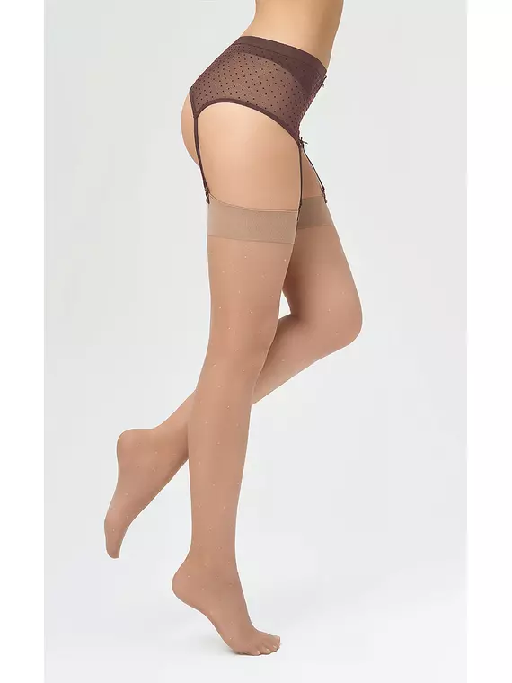 Женские чулки под пояс minimi dea pois 20 daino, calze DEA POIS 20 (фантазийные чулки под пояс), 2 (S/M), MINIMI,  - 1