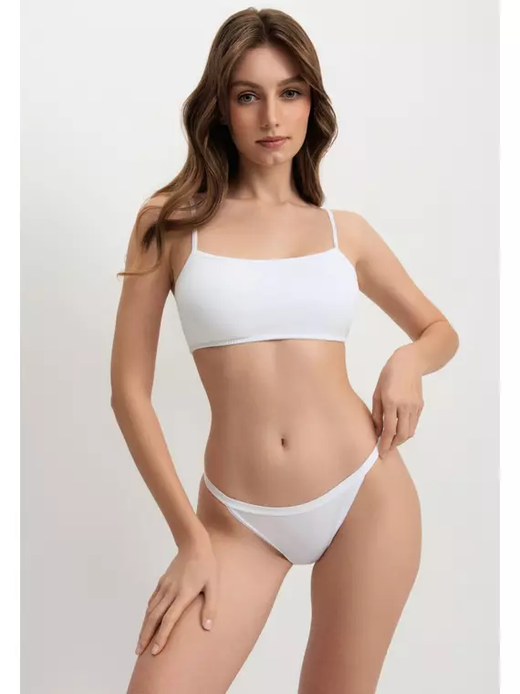 Трусы «танга» conte comfort cotton lta 5570 white, 24С-3258ТСП, 102/L, CONTE ELEGANT,  - 5