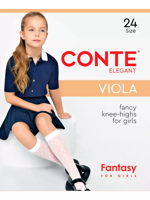 Гольфы детские viola nero, 24С-173СП, 18, CONTE ELEGANT,  - 2