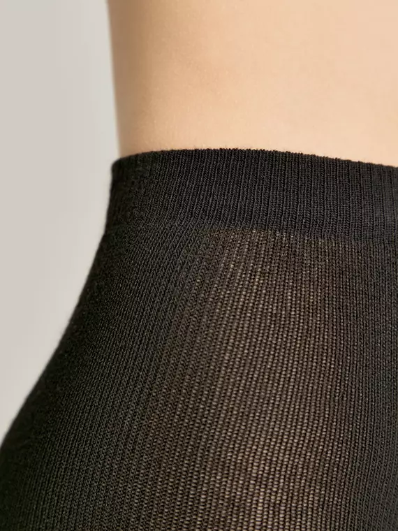 Тёплые ажурные колготки conte ajour 300 nero, 24С-146СП, 3, CONTE ELEGANT,  - 3