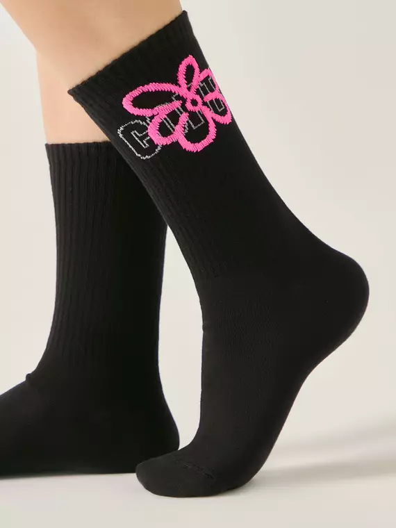 Удлиненные носки active 705 черный, 20С-20СП, 36-38 (23-25), CONTE ELEGANT,  - 1