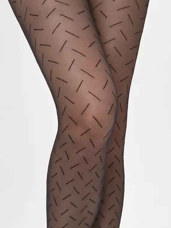 Колготки женские minimi slash 20 nero, SLASH 20 (диагональная полоска), 2, MINIMI,  - 6