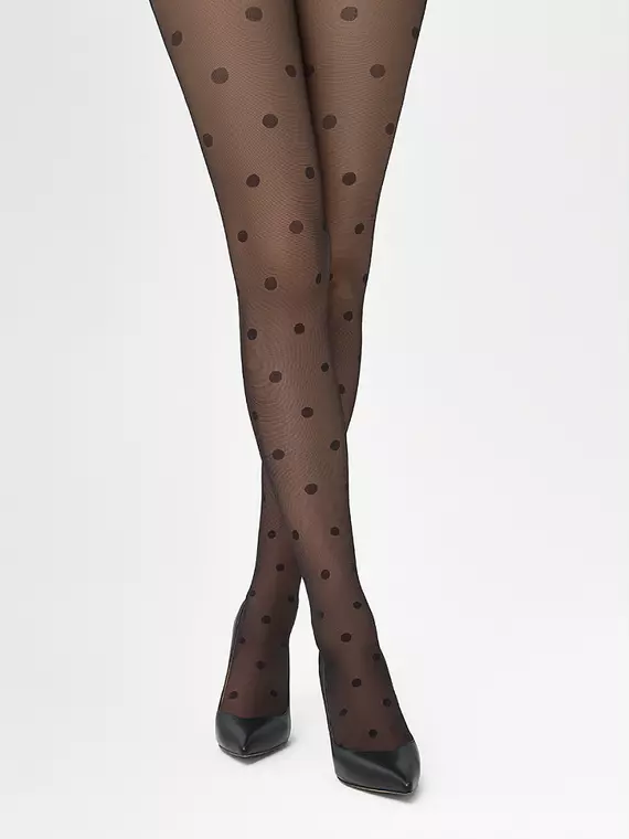 Колготки в средний горох minimi la luna 20 daino, LA LUNA 20 (средний горох), 2, MINIMI,  - 8