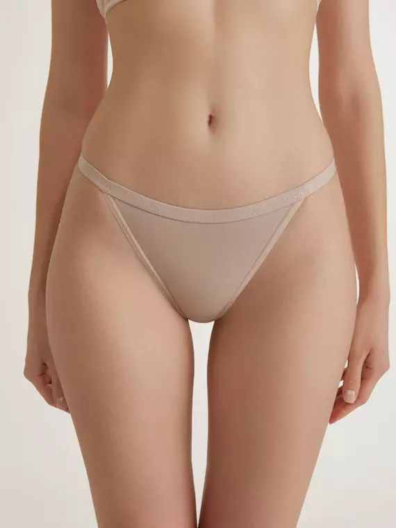 Трусы женские «танга» comfort cotton lta 5570 skin, 24С-3258ТСП, 98/M, CONTE ELEGANT,  - 1