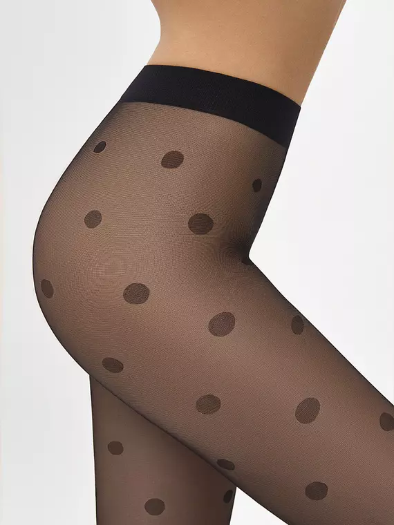 Колготки женские minimi la luna 20 nero, LA LUNA 20 (средний горох), 2, MINIMI,  - 3