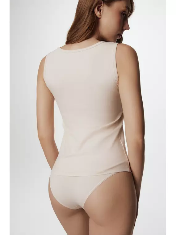 Майка женская basic collection lm 2020 natural, 20С-1060ТСП, 170-104/XXL, CONTE ELEGANT,  - 5