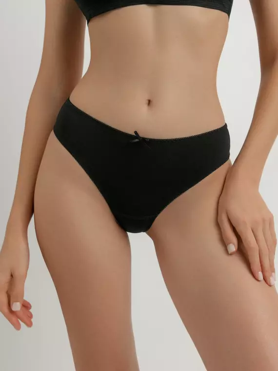Трусы женские «бикини» conte lb 5007 black, 24С-3262ТСП, 90/XS, CONTE ELEGANT,  - 1