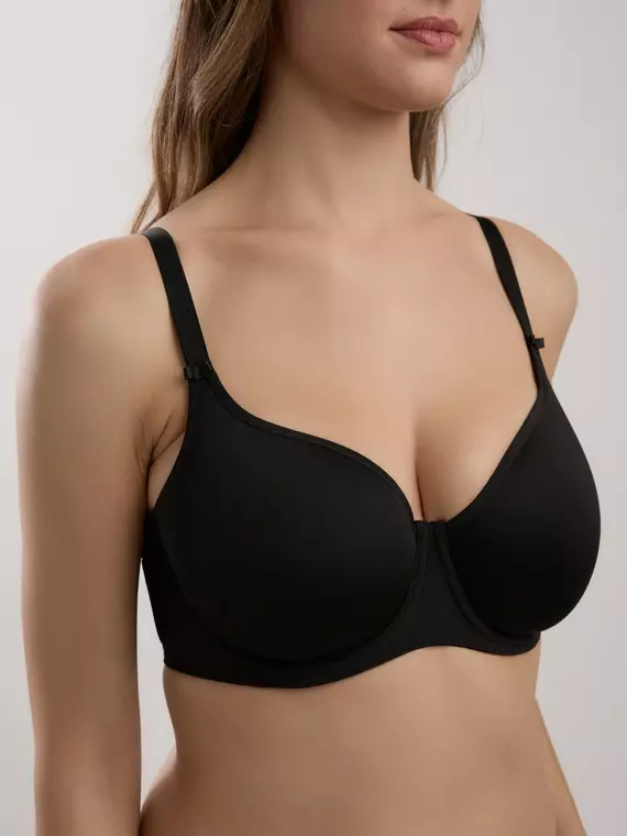 Бюстгальтер с формованной чашкой day by day rb4302 черный, 23С-0035КСП, 90F, CONTE ELEGANT,  - 1