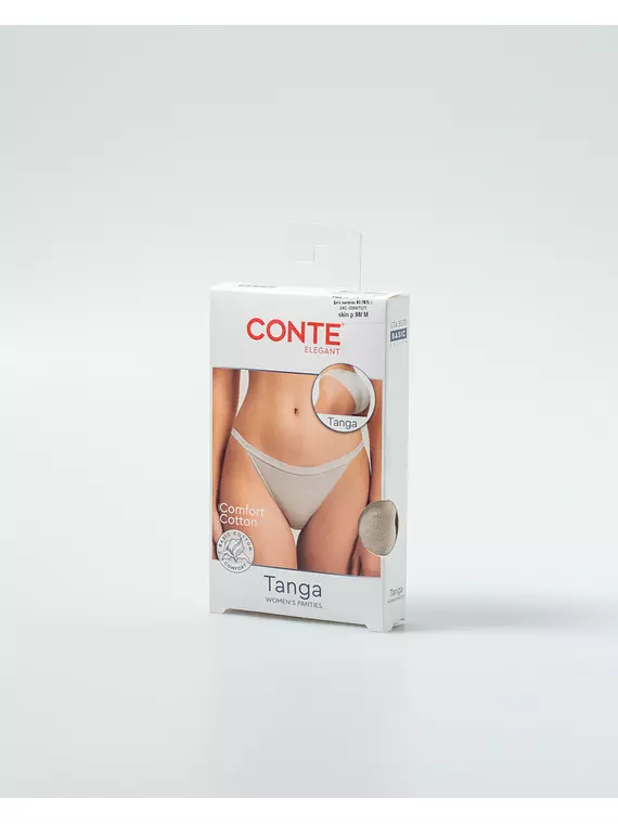 Женские трусы «танга» conte comfort cotton lta 5570 natural, 24С-3258ТСП, 98/M, CONTE ELEGANT,  - 6