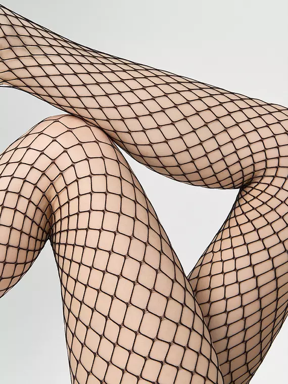 Колготки бесшовные с крупной сеткой minimi retina grande rosso, RETINA GRANDE, 4 (L/XL), MINIMI,  - 6