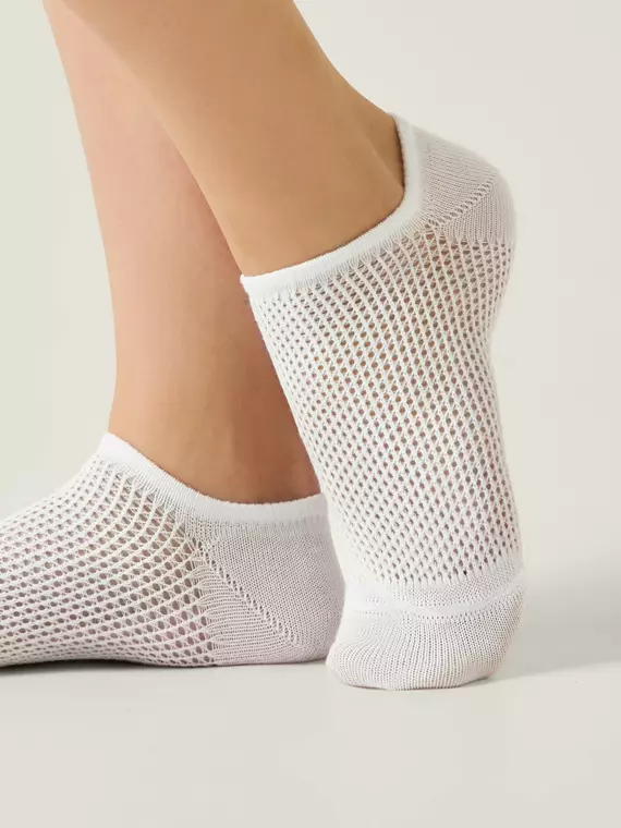 Ультракороткие носки conte active 618 белый, 24С-76СП, 36-38 (23-25), CONTE ELEGANT,  - 1