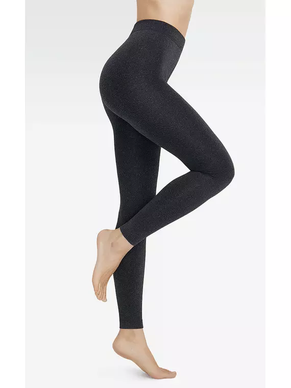 Легинсы (микрофибра с флисом) minimi piuma 260 maxi grigio melange, pantacollant PIUMA 260 MAXI (микрофибра с флисом), 6, MINIMI,  - 1