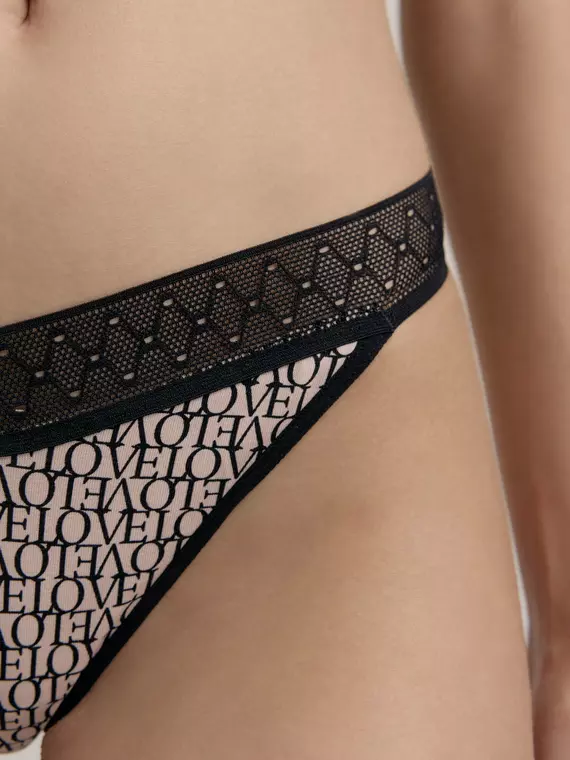 Трусы женские conte mix&match lta 2508 pink-black love, 22С-2521ТСП, 94/S, CONTE ELEGANT,  - 2