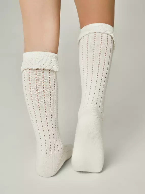 Гольфы детские miss 058 молочный, 25С-37СП, 22, CONTE-KIDS,  - 7