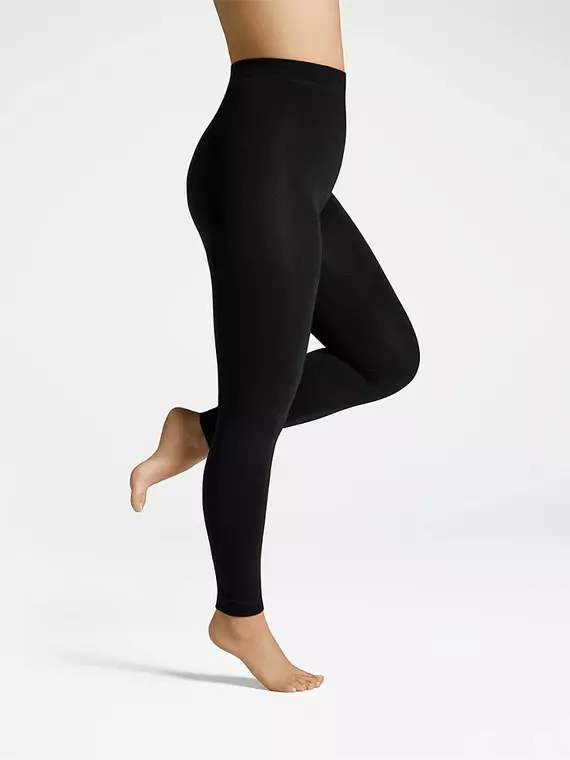 Теплые легинсы (хлопок с флисом) minimi siberia maxi  nero, pantacollant SIBERIA MAXI (хлопок с флисом), 5, MINIMI,  - 2