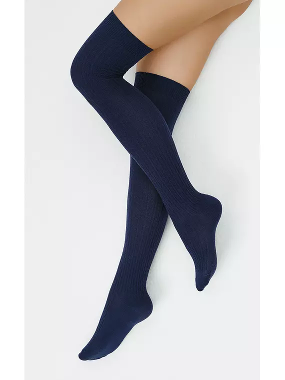 Теплые гольфины 180 den из шерсти minimi parigina jacquard var.1 180 blu, parigina JacquaRD VAR.1 180 (гольфины шерсть), 35-38 (23-25), MINIMI,  - 1