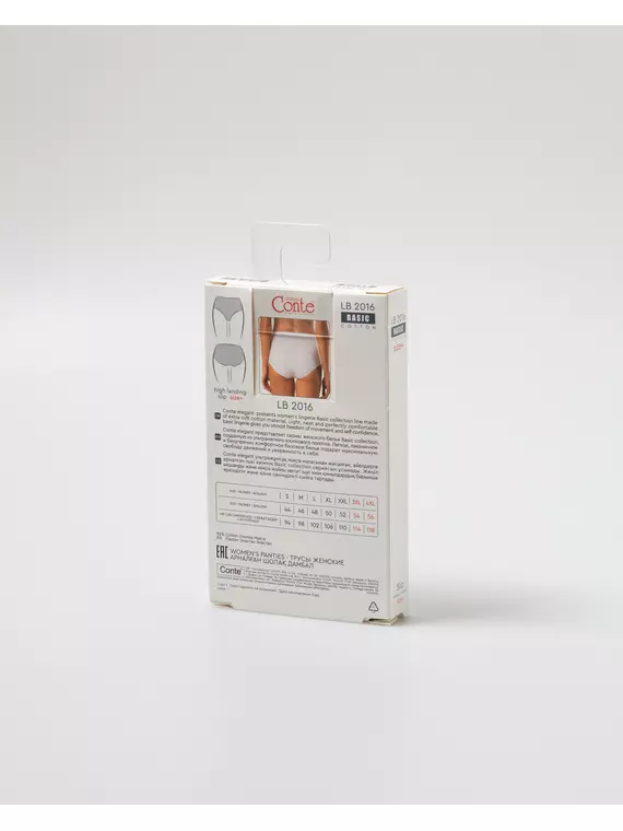 Трусы женские "слипы" conte lb 2016 white, 20С-1056ТСП, 114/3XL, CONTE ELEGANT,  - 6