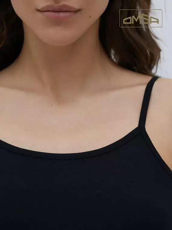 Майка "топ" женская omsa 1001 nero, , 46 (M), OMSA, - 3