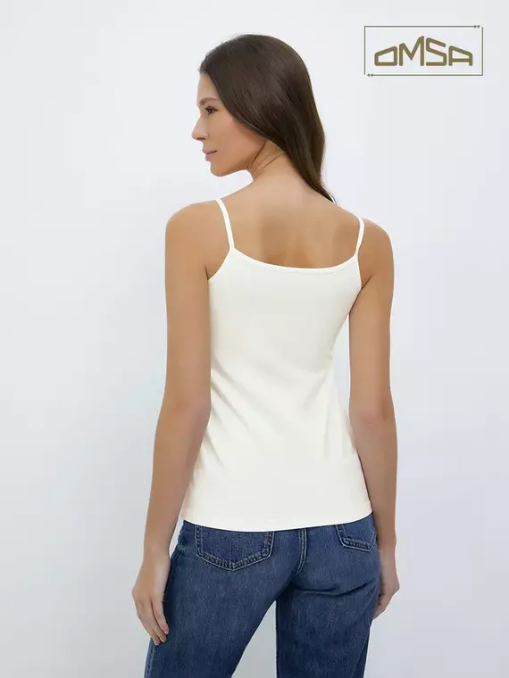 Майка "топ" женская omsa 1001 avorio, , 42 (XS), OMSA, - 3
