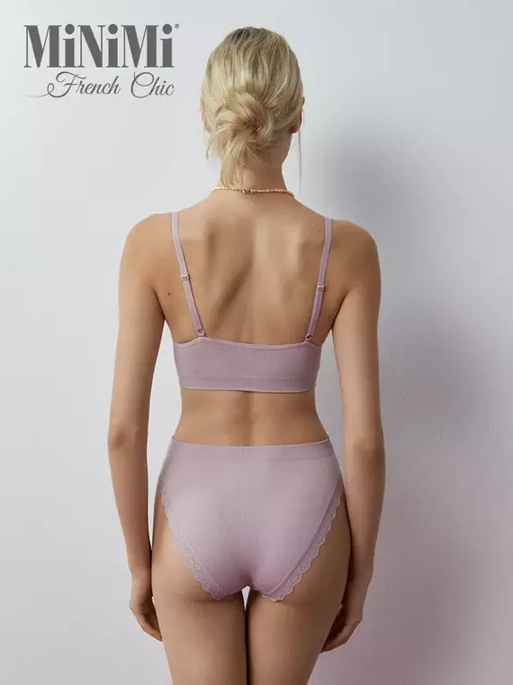 Топ на тонких бретелях minimi 1011s french chic rosa antico, , 46/48 (m/l), MINIMI, - 5