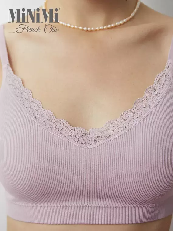 Топ на тонких бретелях minimi 1011s french chic rosa antico, , 46/48 (m/l), MINIMI, - 2
