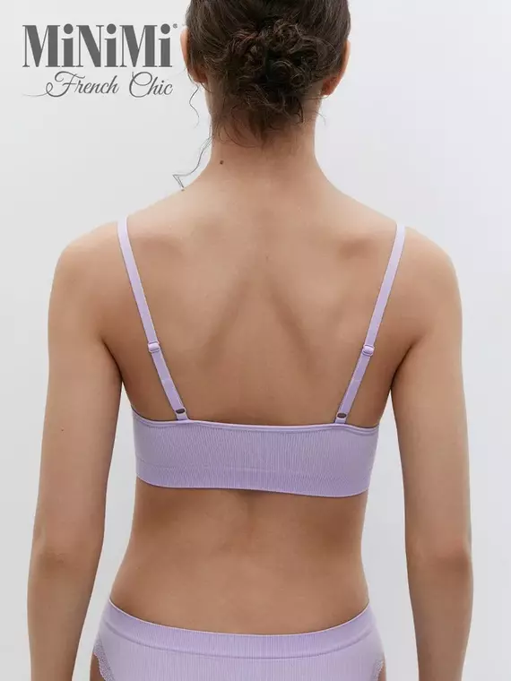 Топ на тонких бретелях minimi 1011s french chic lilla, , 42/44 (xs/s), MINIMI, - 3