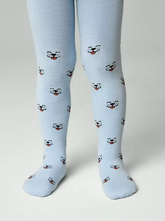 Колготки детские sof-tiki 703 голубой, 7С-38СП, 104-110 (16), CONTE-KIDS,  - 2