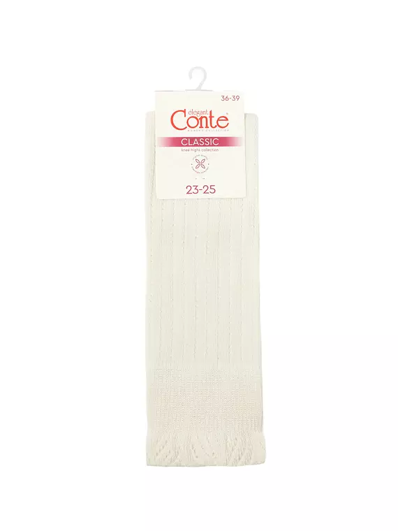 Гольфы женские conte classic 011 молочный, 25С-42СП, 36-39 (23-25), CONTE ELEGANT,  - 3