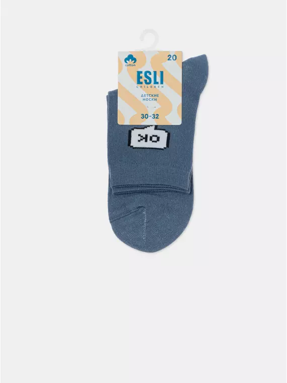 Носки детские esli 717 джинс, 24С-74СПЕ, 22, ESLI,  - 3