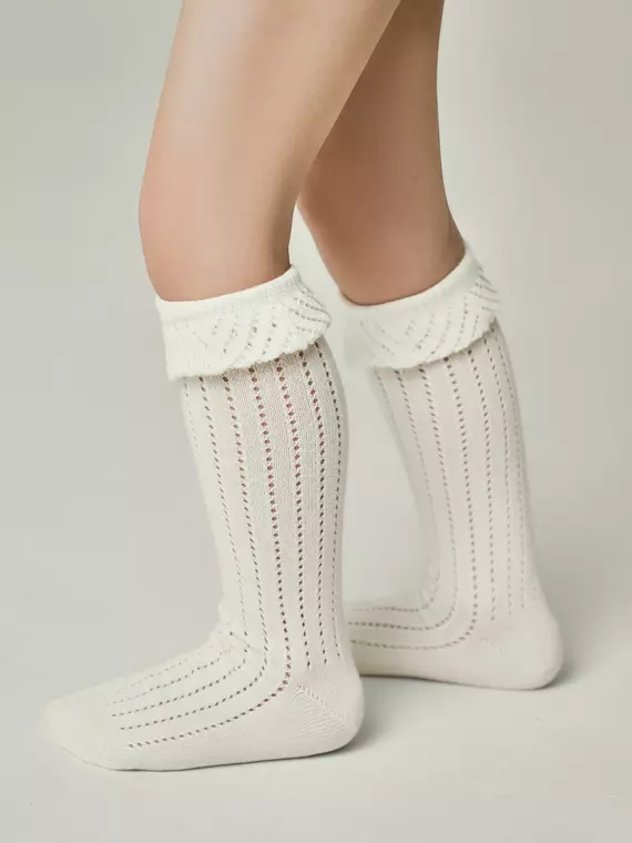 Гольфы детские miss 058 молочный, 25С-37СП, 22, CONTE-KIDS,  - 6