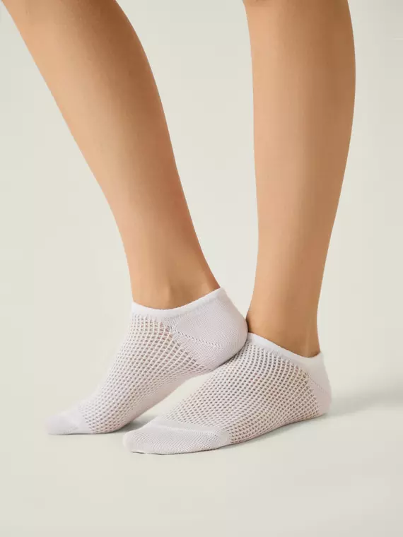 Ультракороткие носки conte active 618 белый, 24С-76СП, 36-38 (23-25), CONTE ELEGANT,  - 2