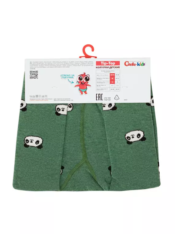 Колготки детские tip-top 709 хаки, 4С-01СП, 80-86 (14), CONTE-KIDS,  - 4