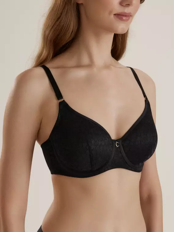 Бюстгальтер push-up sunny rain rb1214 черный, 24С-0027КСП, 80E, CONTE ELEGANT,  - 1