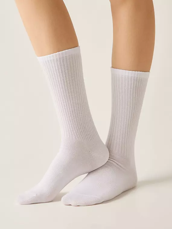 Удлинённые носки conte active 710 белый, 20С-20СП, 36-38 (23-25), CONTE ELEGANT,  - 2