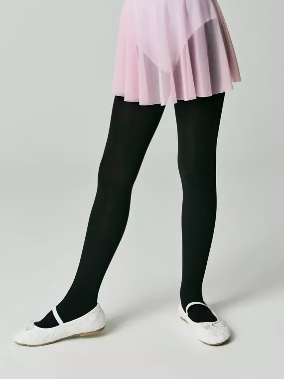 Колготки детские с микрофиброй ballet 60 nero, 25С-3СП, 116-122, CONTE ELEGANT,  - 1