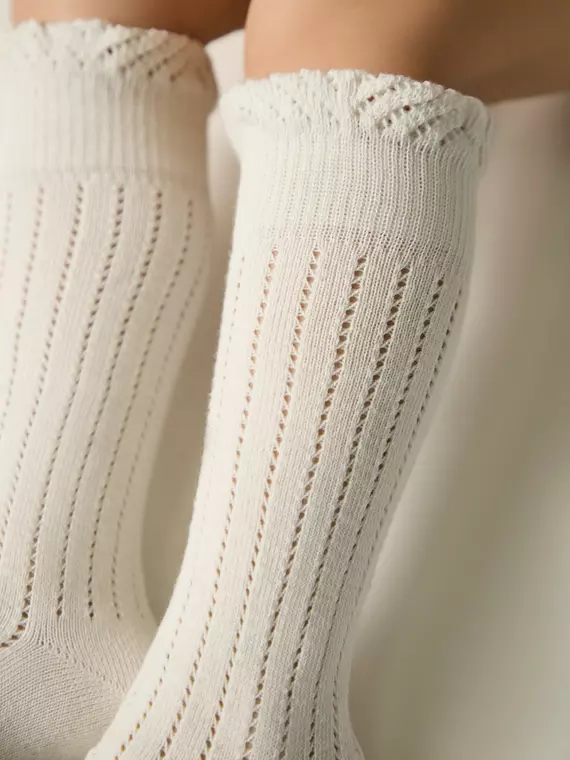 Гольфы детские miss 058 молочный, 25С-37СП, 22, CONTE-KIDS,  - 3