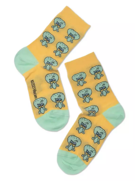 Носки средней длины spongebob брестские 4203 желтый, 21С4203, 40-43 (27-29), БРЕСТСКИЕ,  - 3