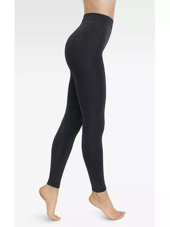 Легинсы теплые с флисом minimi piuma 260 grigio melange, pantacollant PIUMA 260 (микрофибра с флисом), 3, MINIMI,  - 1