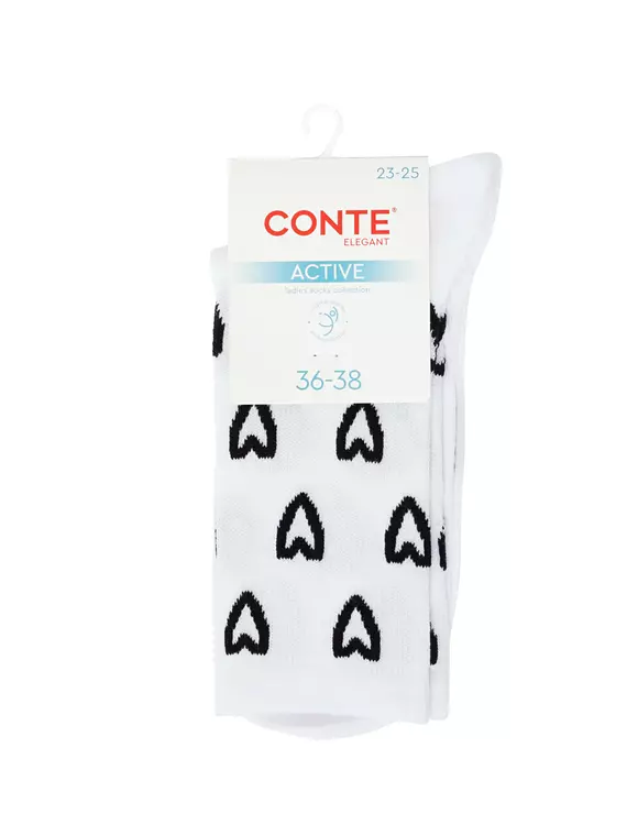 Носки женские conte active 713 белый, 24С-157СП, 36-38 (23-25), CONTE ELEGANT,  - 4