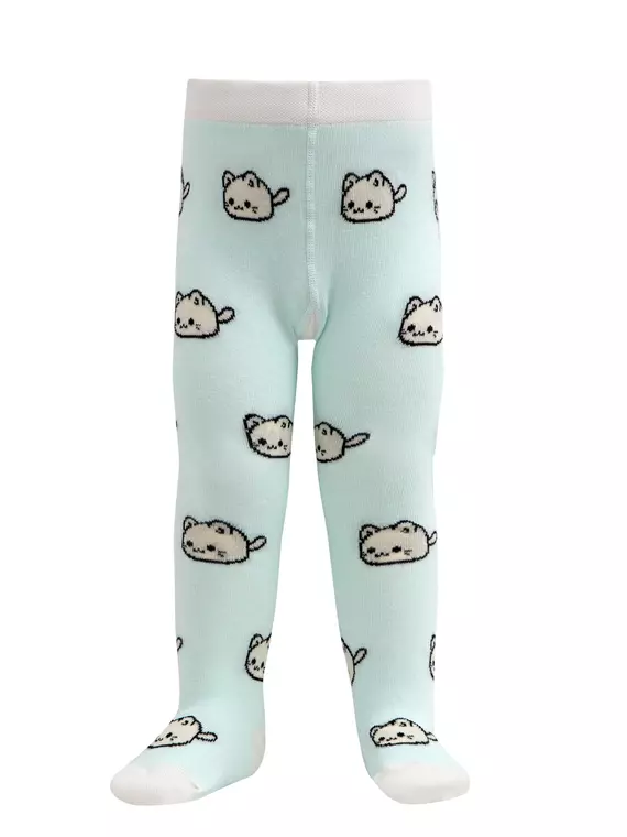 Колготки детские tip-top 704 бледно-бирюзовый, 4С-01СП, 62-74 (12), CONTE-KIDS,  - 2