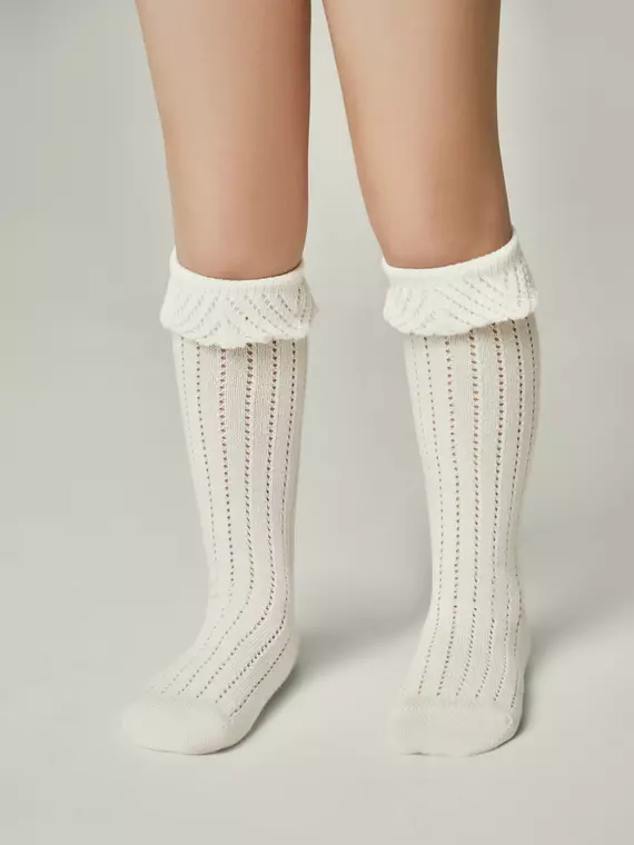 Гольфы детские miss 058 молочный, 25С-37СП, 22, CONTE-KIDS,  - 4