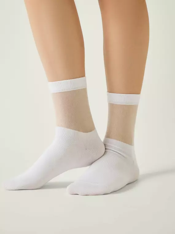 Носки женские conte classic 683 белый, 24С-178/1СП, 39-41 (25-27), CONTE ELEGANT,  - 2