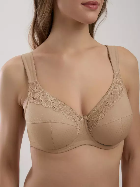 Бюстгальтер на косточках с мягкой чашкой suprema rb6287 телесный, 23С-0021КСП, 75G, CONTE ELEGANT,  - 1