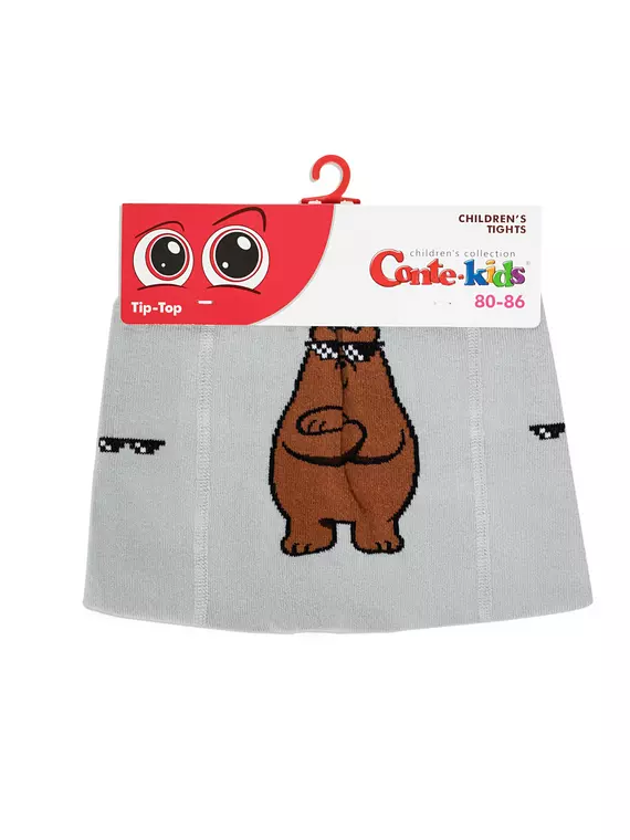 Колготки детские conte-kids tip-top 708 светло-серый, 4С-01СП, 62-74 (12), CONTE-KIDS,  - 3