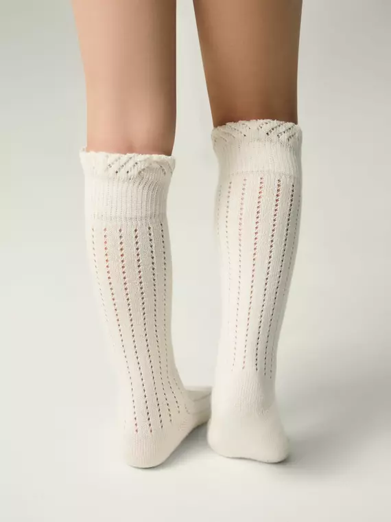 Гольфы детские miss 058 молочный, 25С-37СП, 22, CONTE-KIDS,  - 2