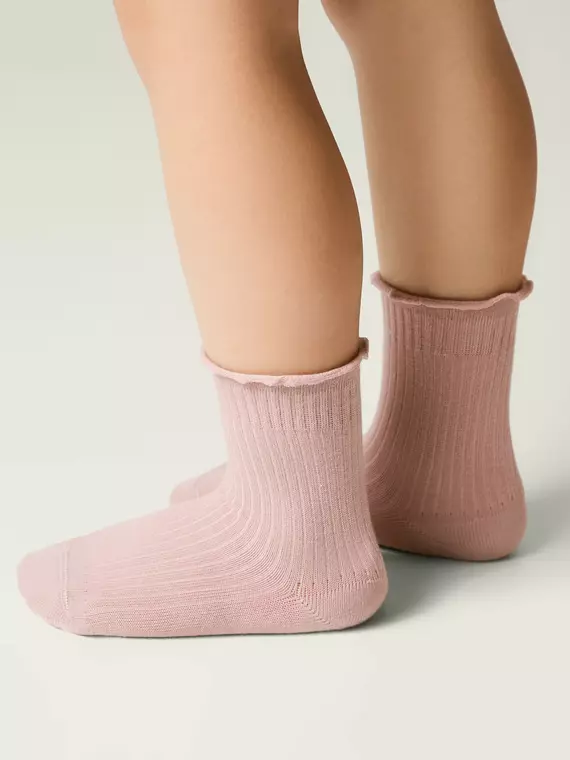Носки (без резинки) tip-top 1019 пепельно-розовый, 25С-30СП, 16-18, CONTE-KIDS,  - 2