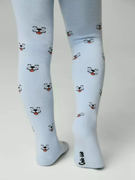 Колготки детские sof-tiki 703 голубой, 7С-38СП, 104-110 (16), CONTE-KIDS,  - 3