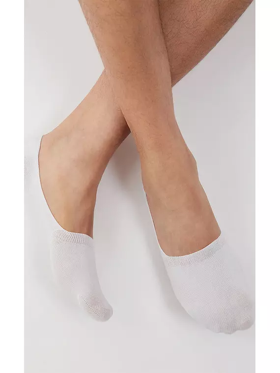 Мужские подследники omsa active 101 bianco, , 42-44 (27-29), OMSA, - 2