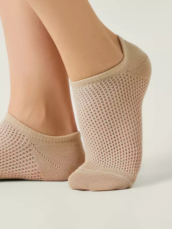 Носки женские (ультракороткие) conte active 618 бежевый, 24С-76СП, 36-38 (23-25), CONTE ELEGANT,  - 2